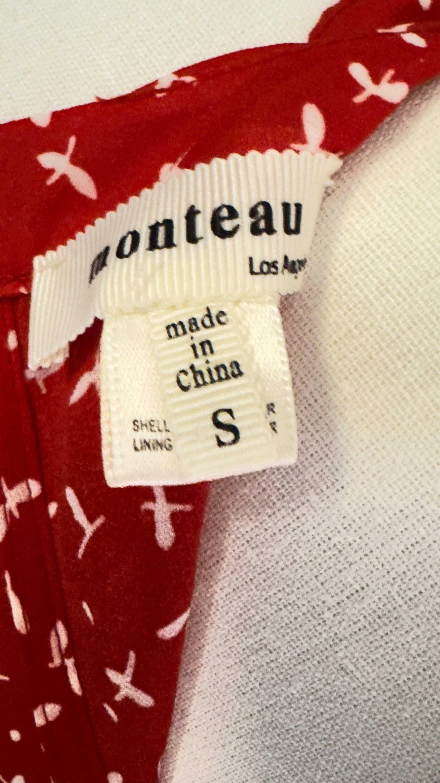 Monteau Little Red Dress - (size 2 petite) - The Petite Closet