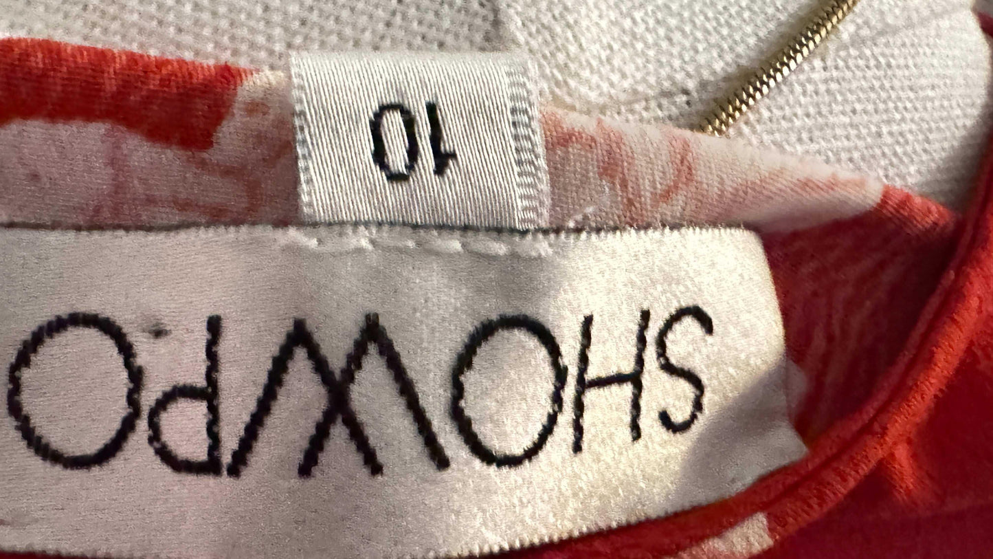 SHOWPO Wraparound Red Dress (size 10 petite) - The Petite Closet