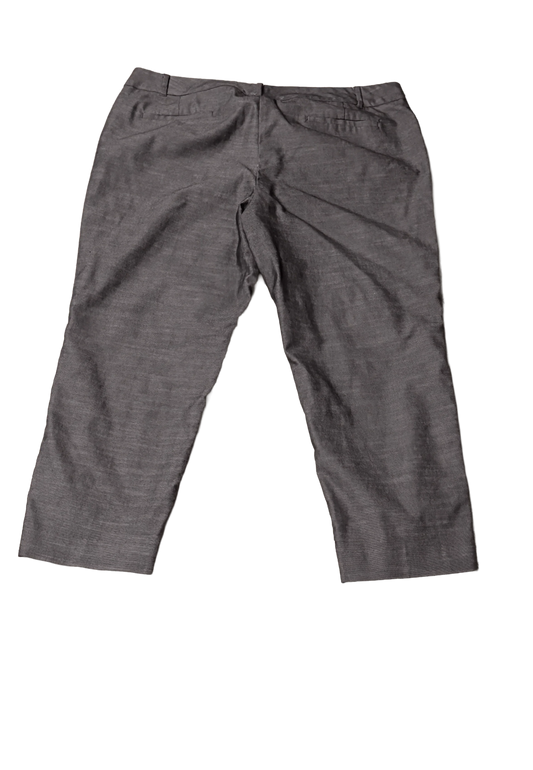 Van Heusen Women Pants Gray size 12 petite - The Petite Closet