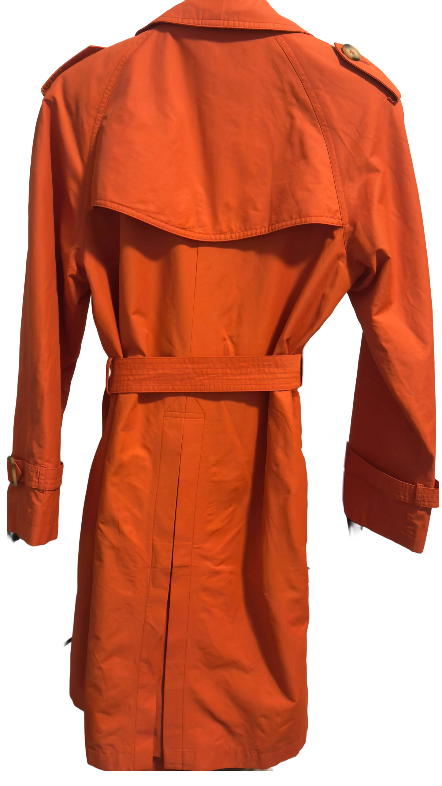 Gallery Women's Orange Rain jacket (Size Small Petite)