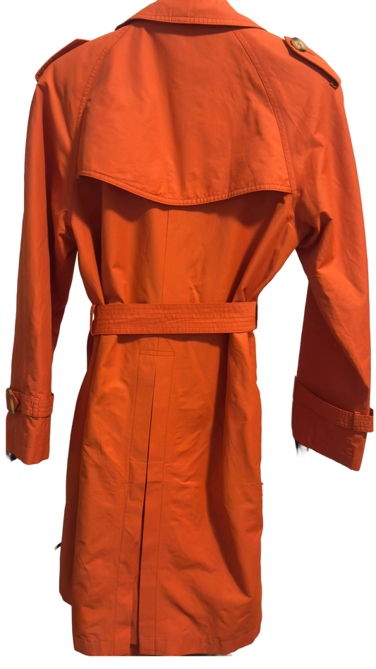 Gallery Women's Orange Rain jacket (Size Small Petite)