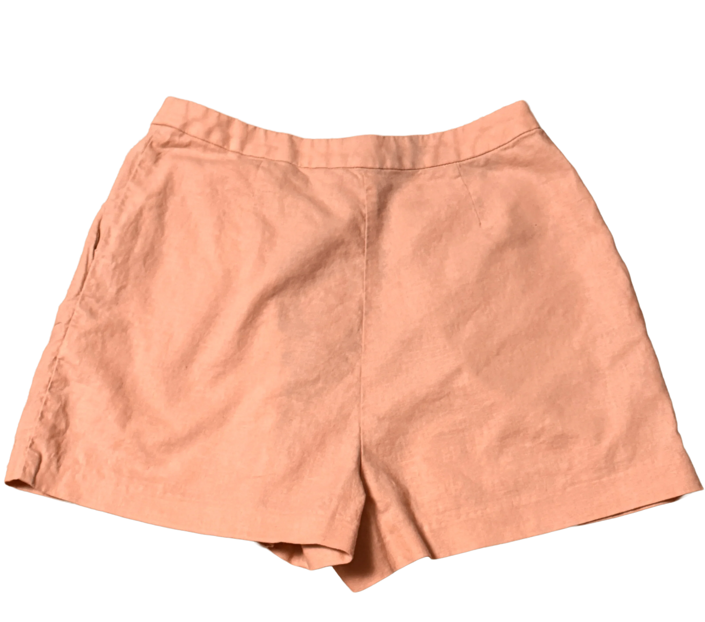 ASOS pink chino shorts flat lay, lightweight casual summer shorts