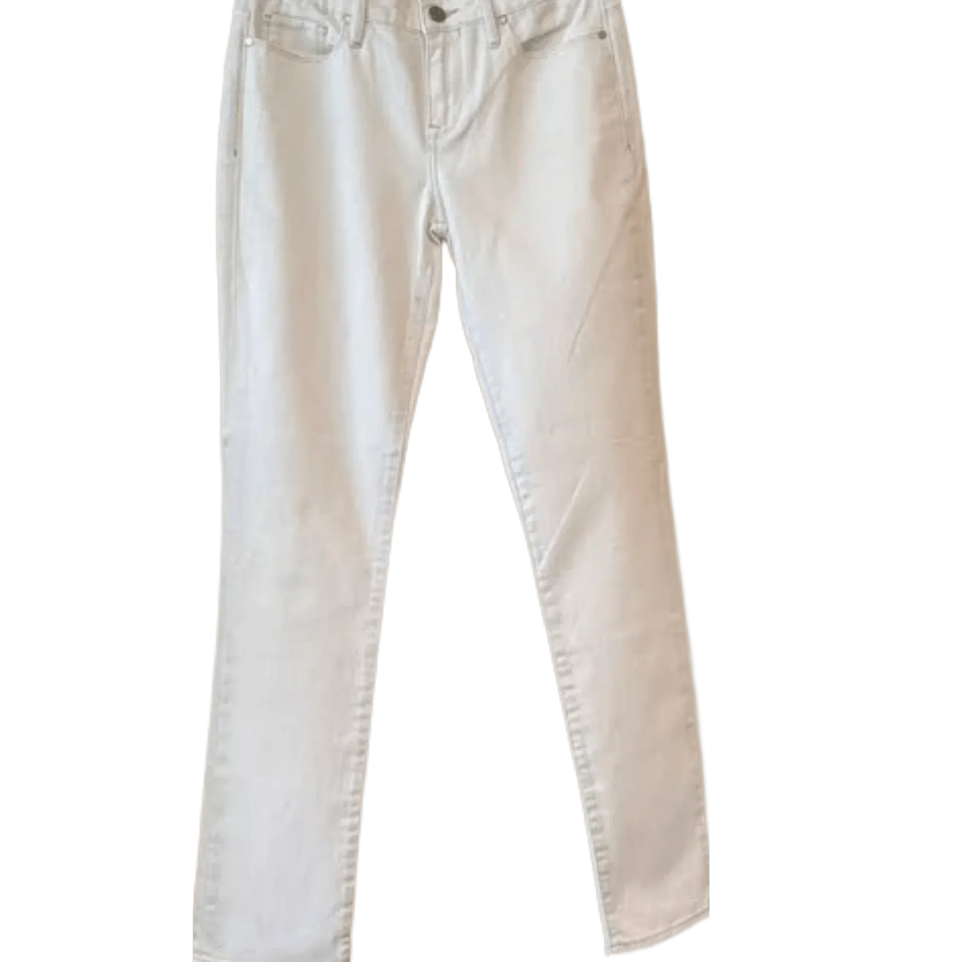 Calvin Klein Women;s Off White Denim Casual Pant size 16 petite - The Petite Closet