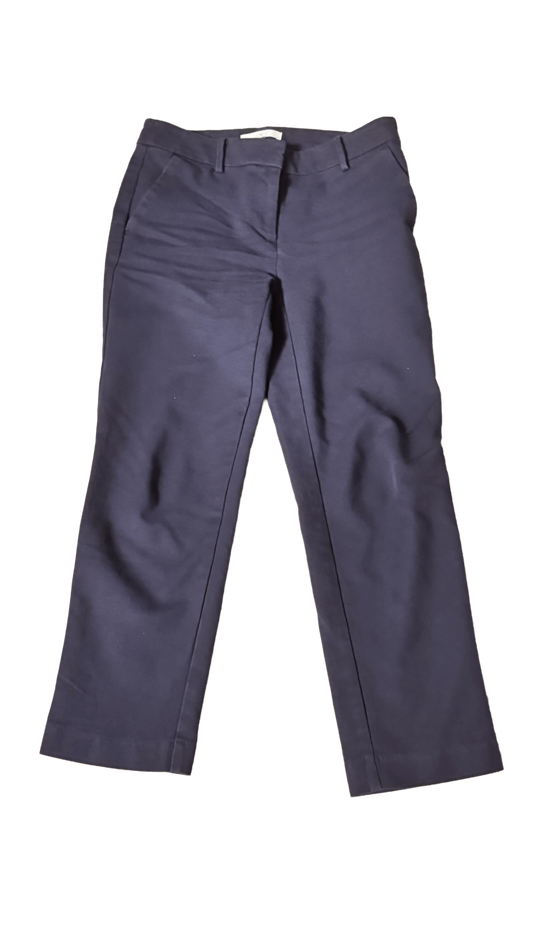 Loft Women's Pants Navy Blue, mid-rise Chino size o petite - The Petite Closet