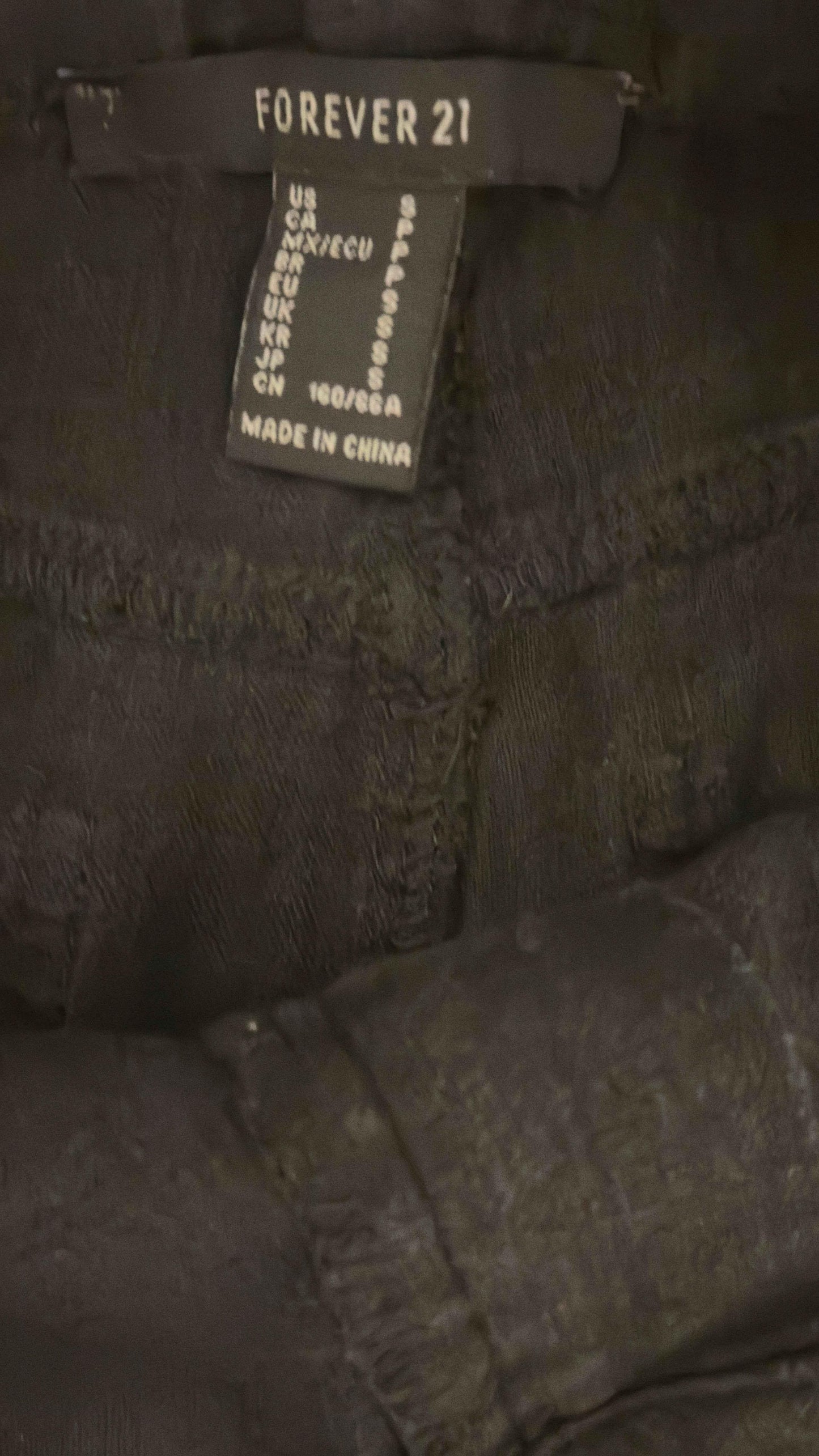 Forever 21 Women's black loose linen pants, size small petite