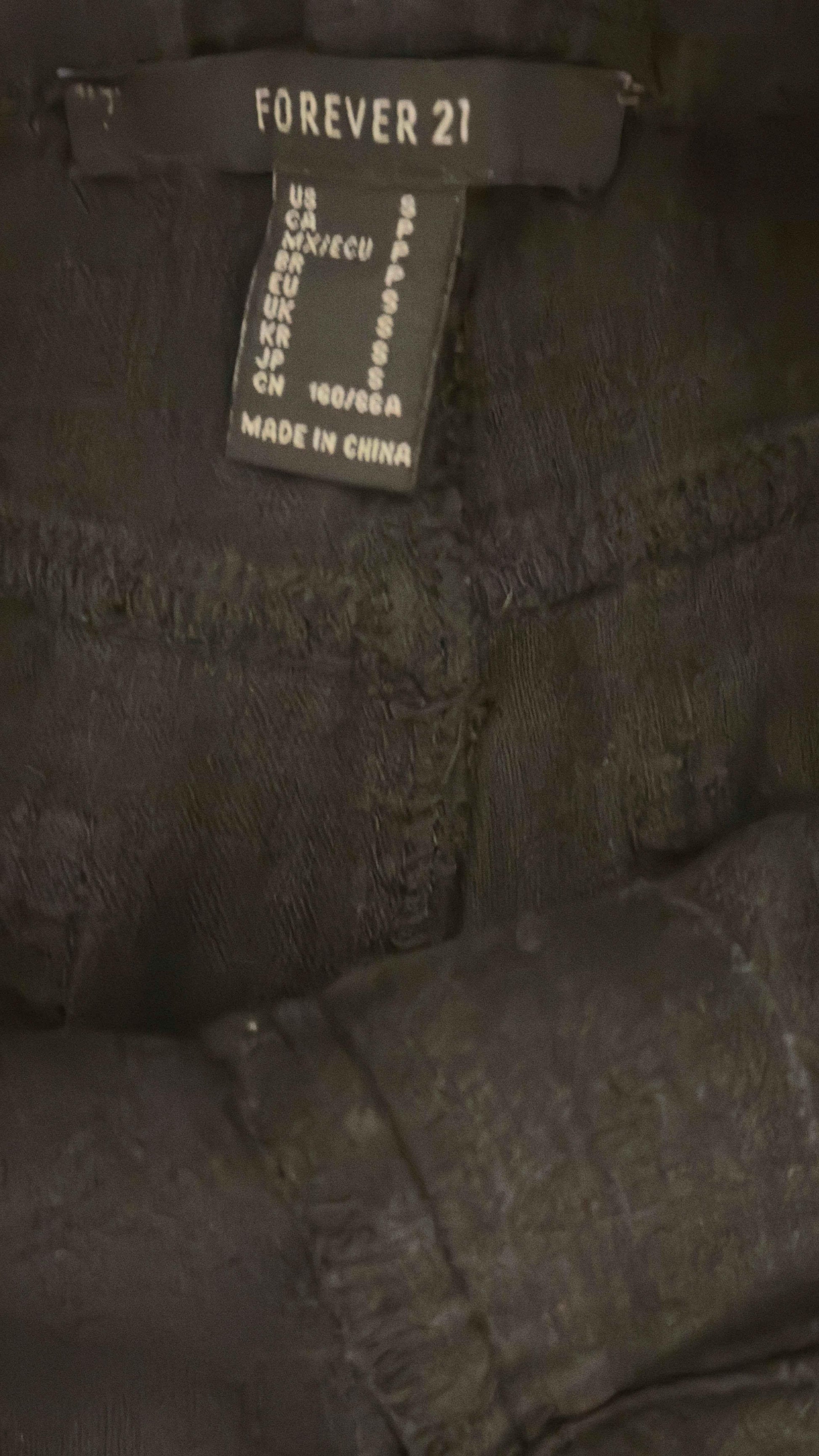 Forever 21 Women's black loose linen pants, size small petite