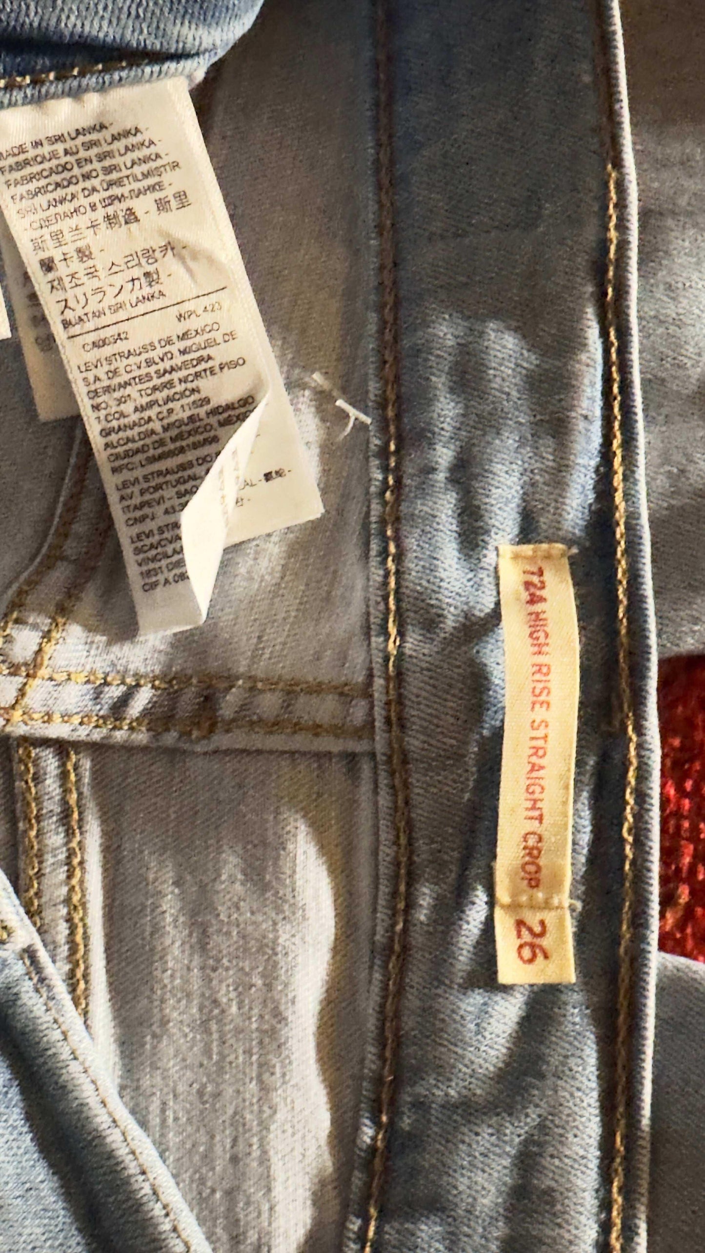 Levi's 724 High-Waist Jeans - (26w petite) - The Petite Closet