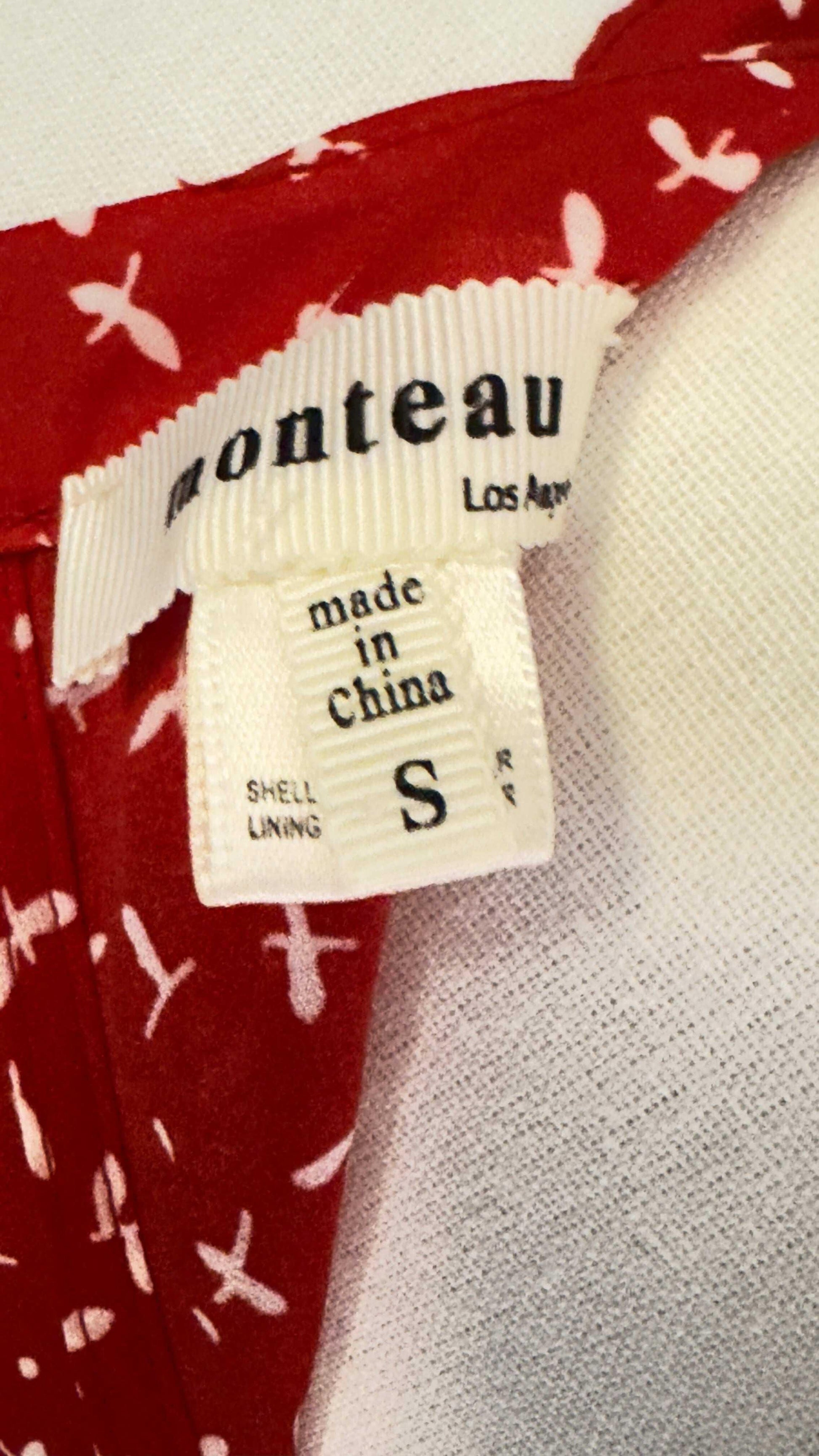 Monteau Little Red Dress - (size 2 petite) - The Petite Closet