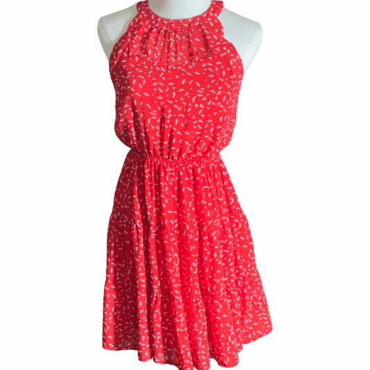 Monteau Little Red Dress - (size 2 petite) - The Petite Closet