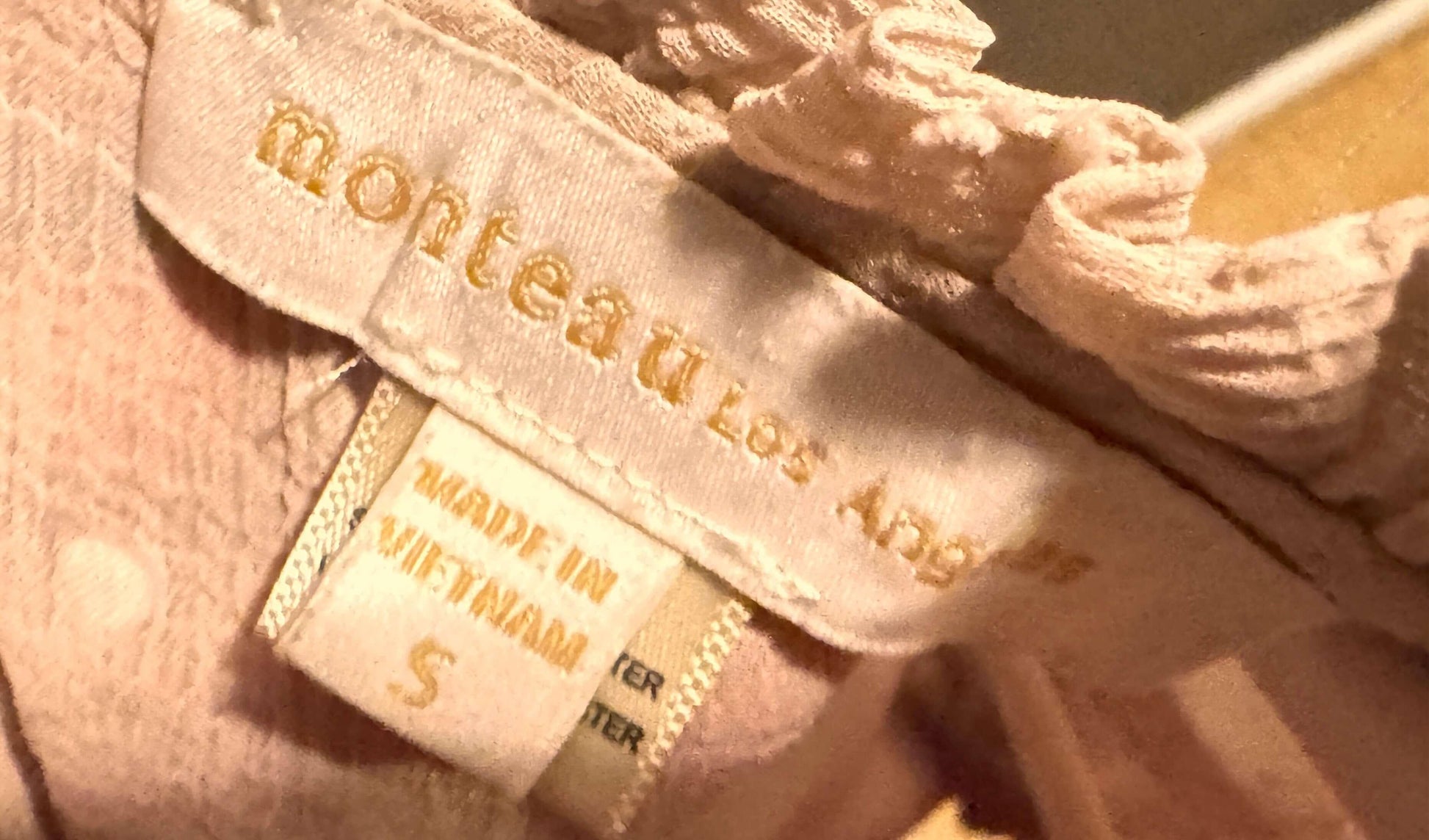 Monteau Woman's Blouse XS Petite Short Sleeves Pink - The Petite Closet