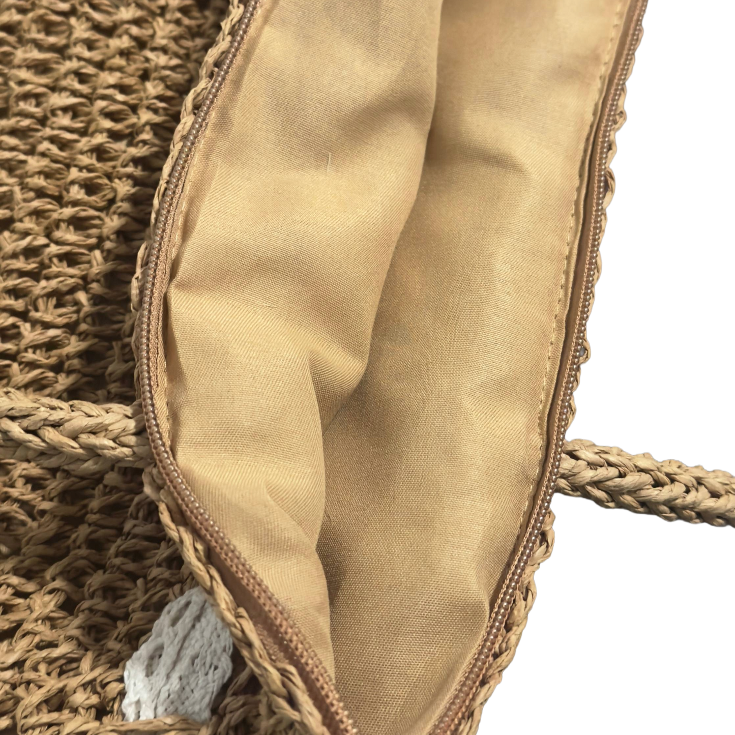 The Petite Closets Over shoulder Straw Bag