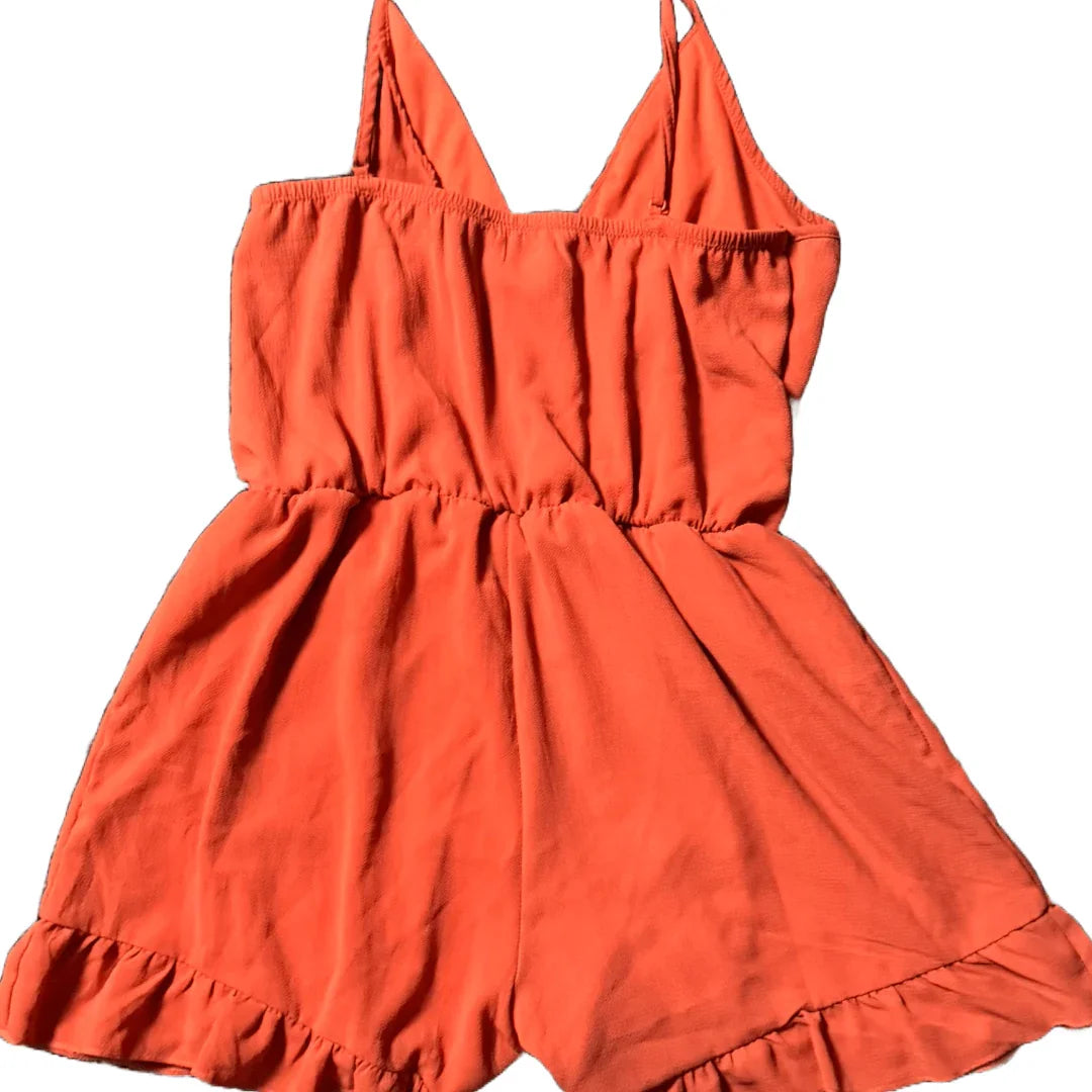 Unbranded Silk Romper (size 2) - The Petite Closet