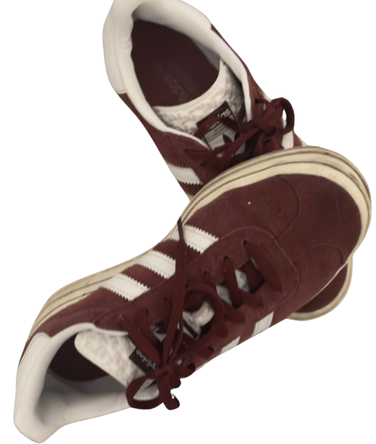 Adidas Gazelle Burgundy Sneakers (size 7)