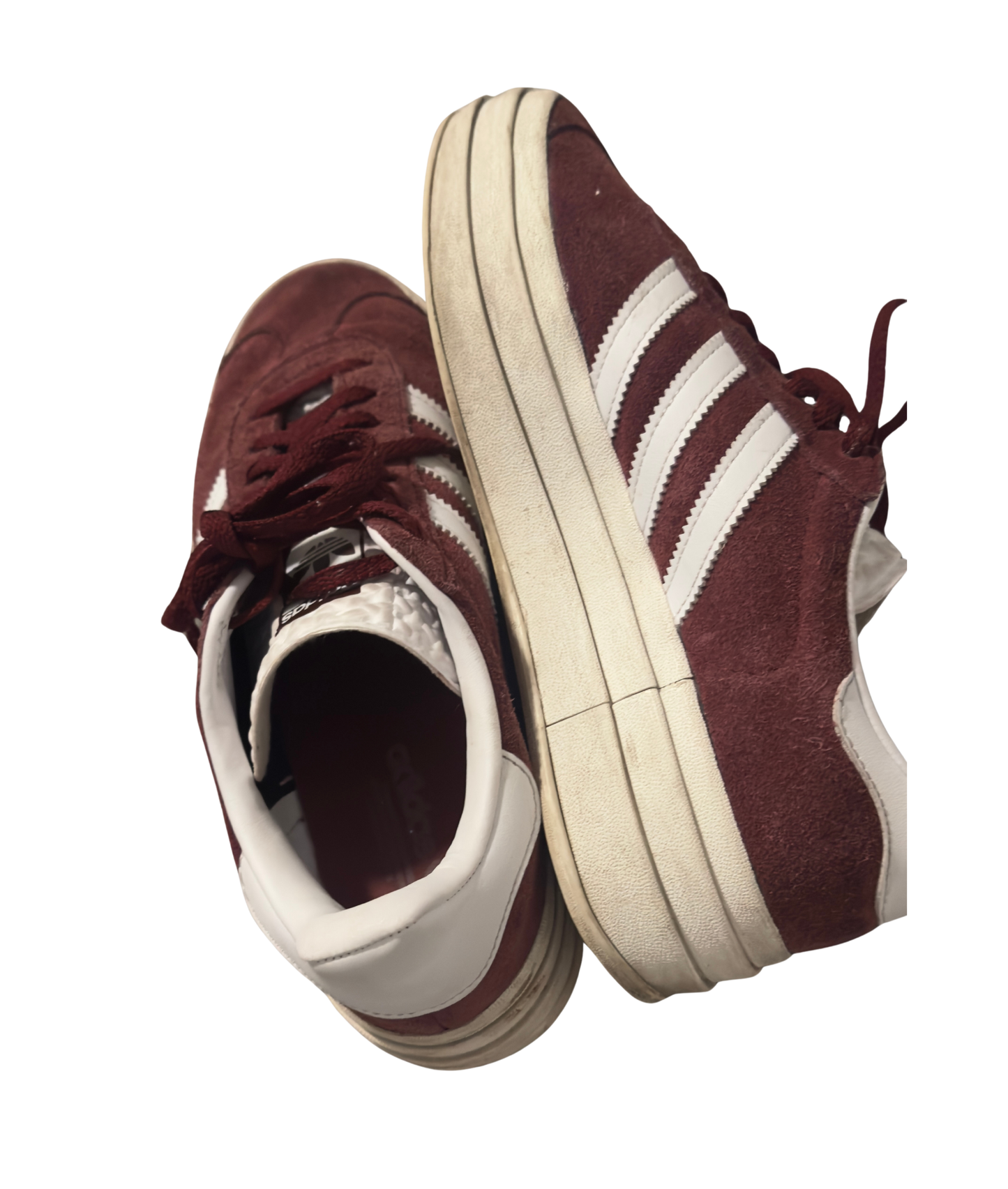 Adidas Gazelle Burgundy Sneakers (size 7)