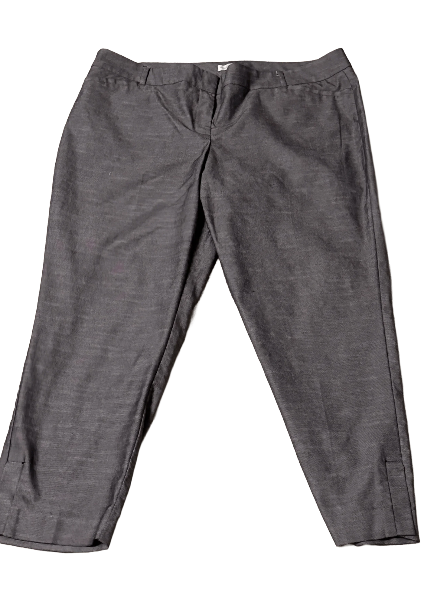 Van Heusen Women Pants Gray size 12 petite - The Petite Closet