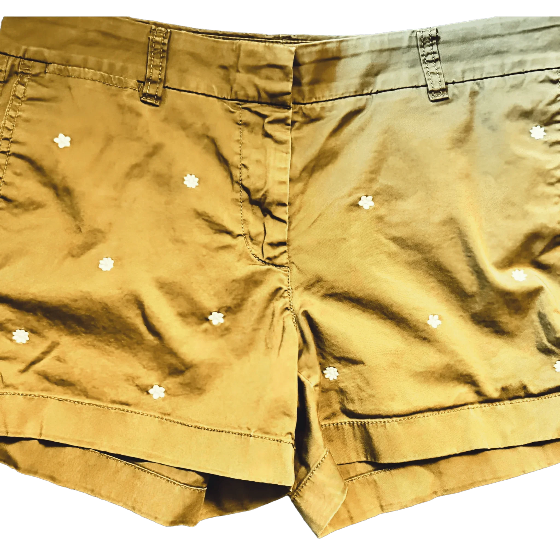 J.CREW Women's Tan Chino Shorts size 6 petite - The Petite Closet