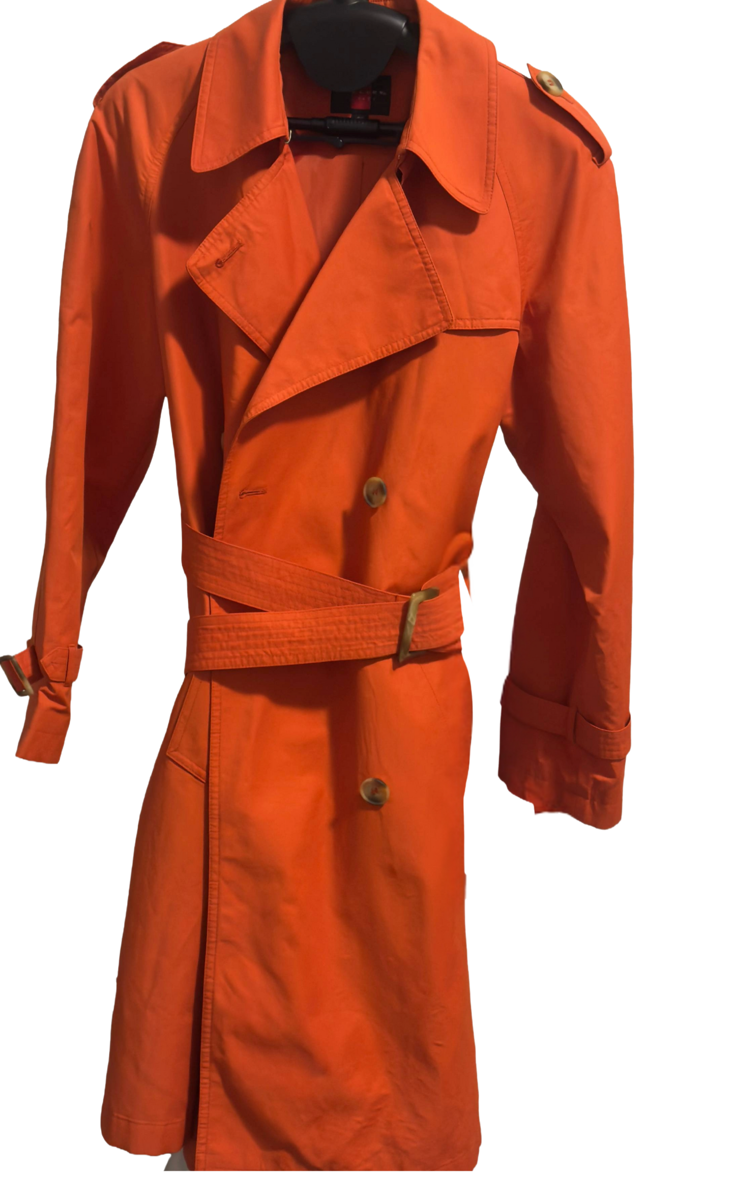 Gallery Women's Orange Rain jacket (Size Small Petite)