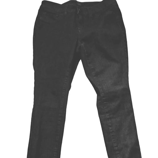 J.Gill Women's Jeans Light-Washed Black Mid-Waist Denim  size 2petite - The Petite Closet