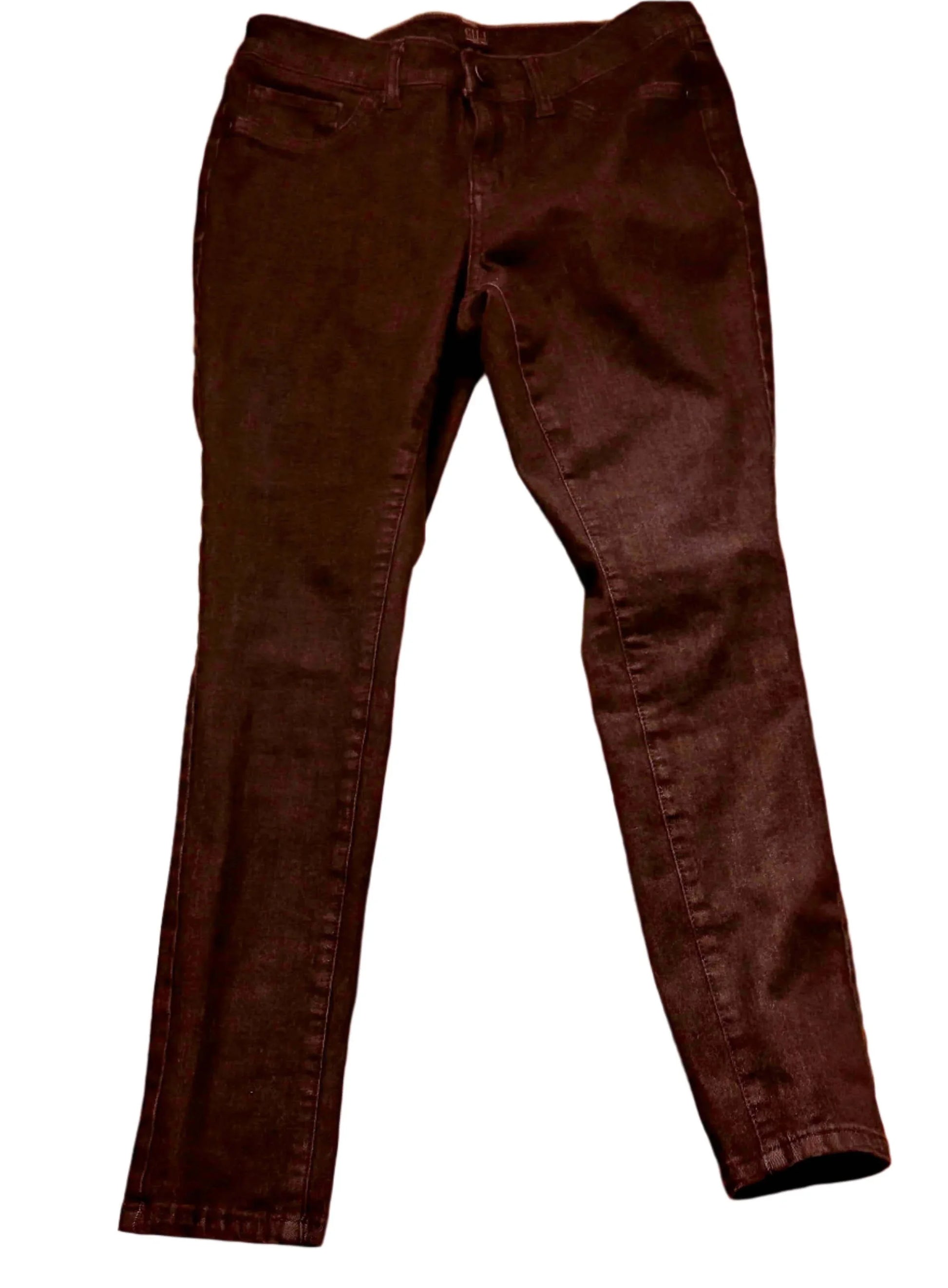 J.Gill Women's Jeans Light-Washed Black Mid-Waist Denim  size 2petite - The Petite Closet