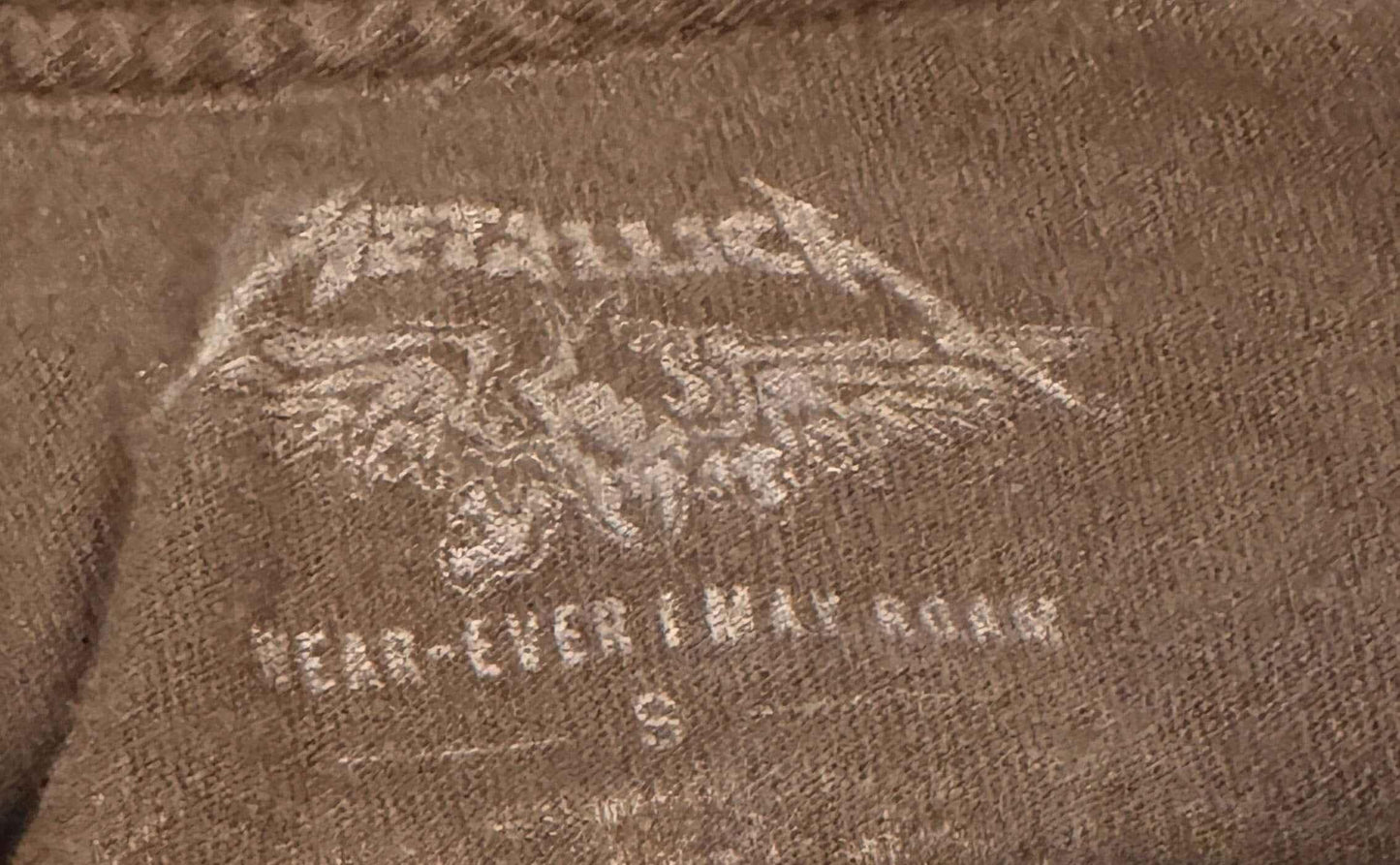Vintage Original Metallica Concert Tshirt