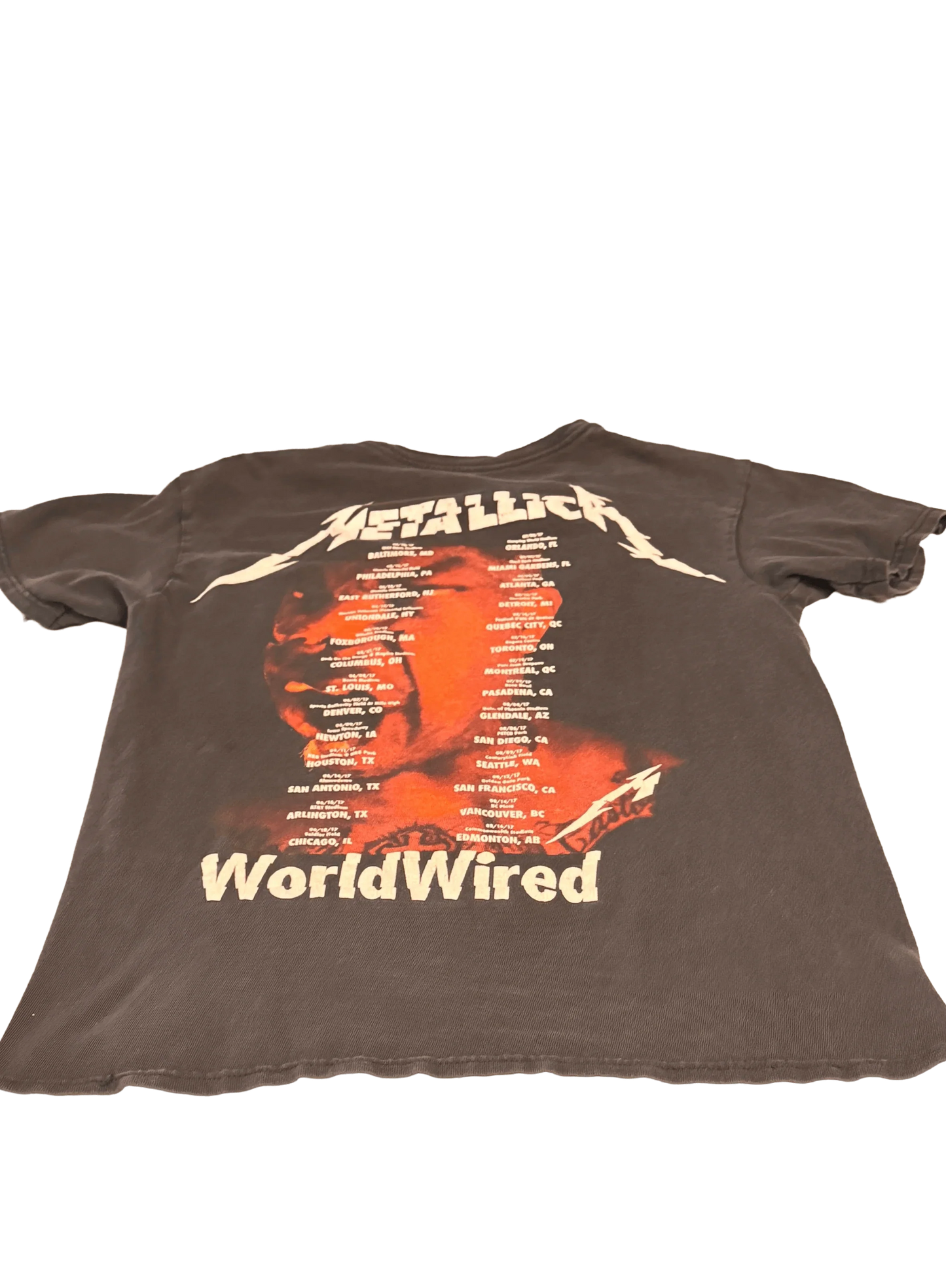 Vintage Original Metallica Concert Tshirt - The Petite Closet