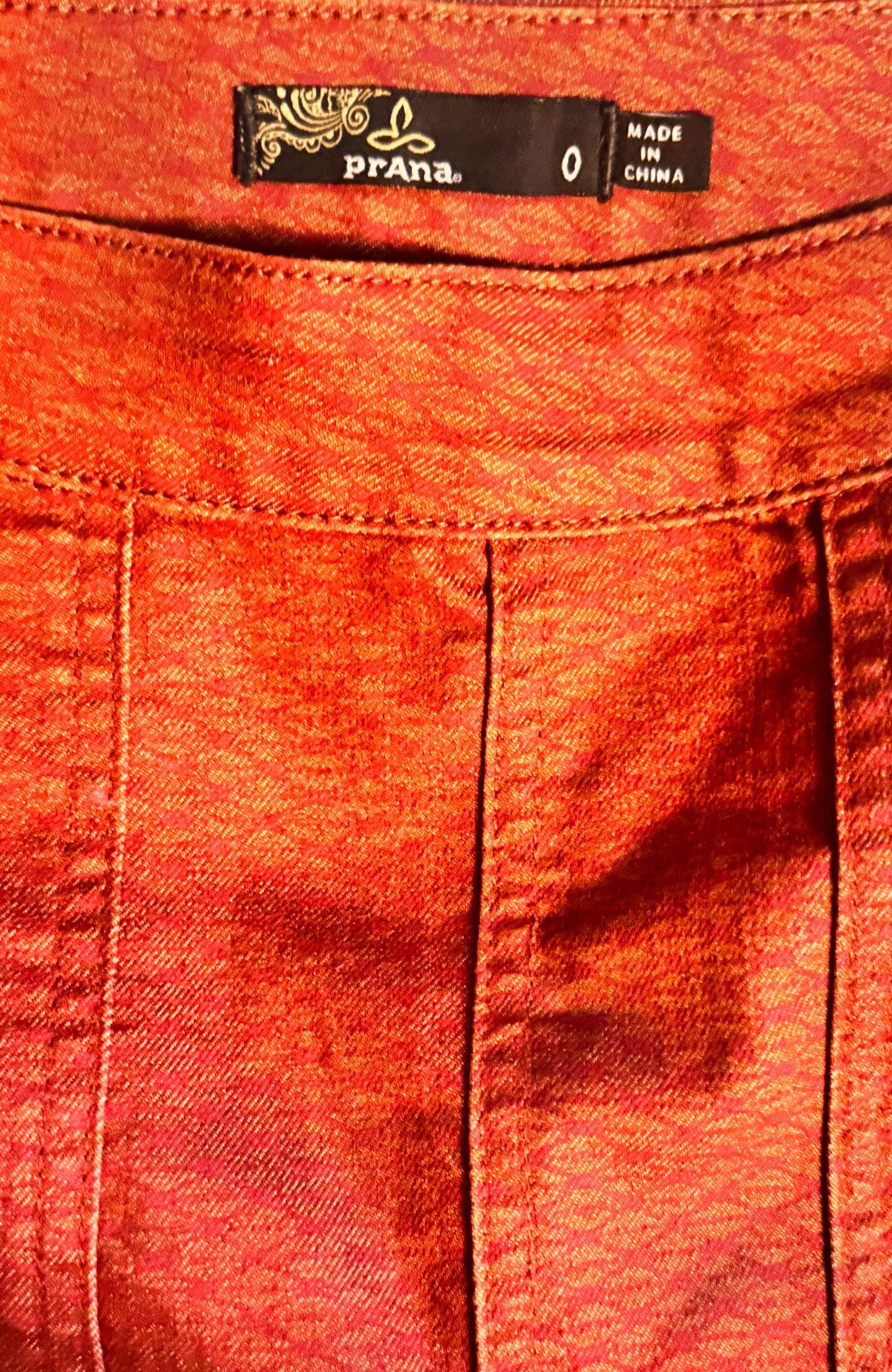 PreAna Women's Skirt in Red-Orange size 0 petite