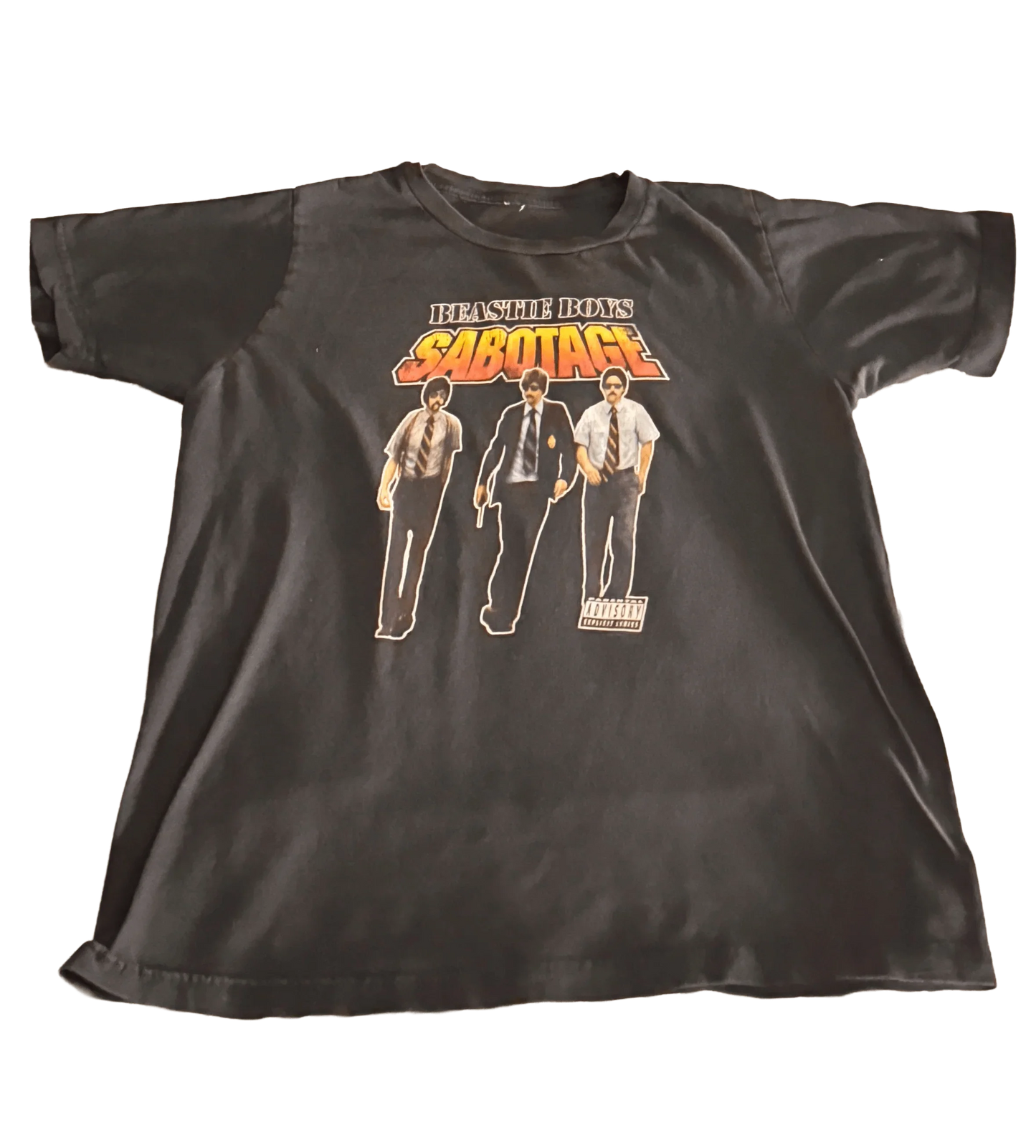 Vintage Beastie Boys Sabotage Black Original Tshirt - The Petite Closet
