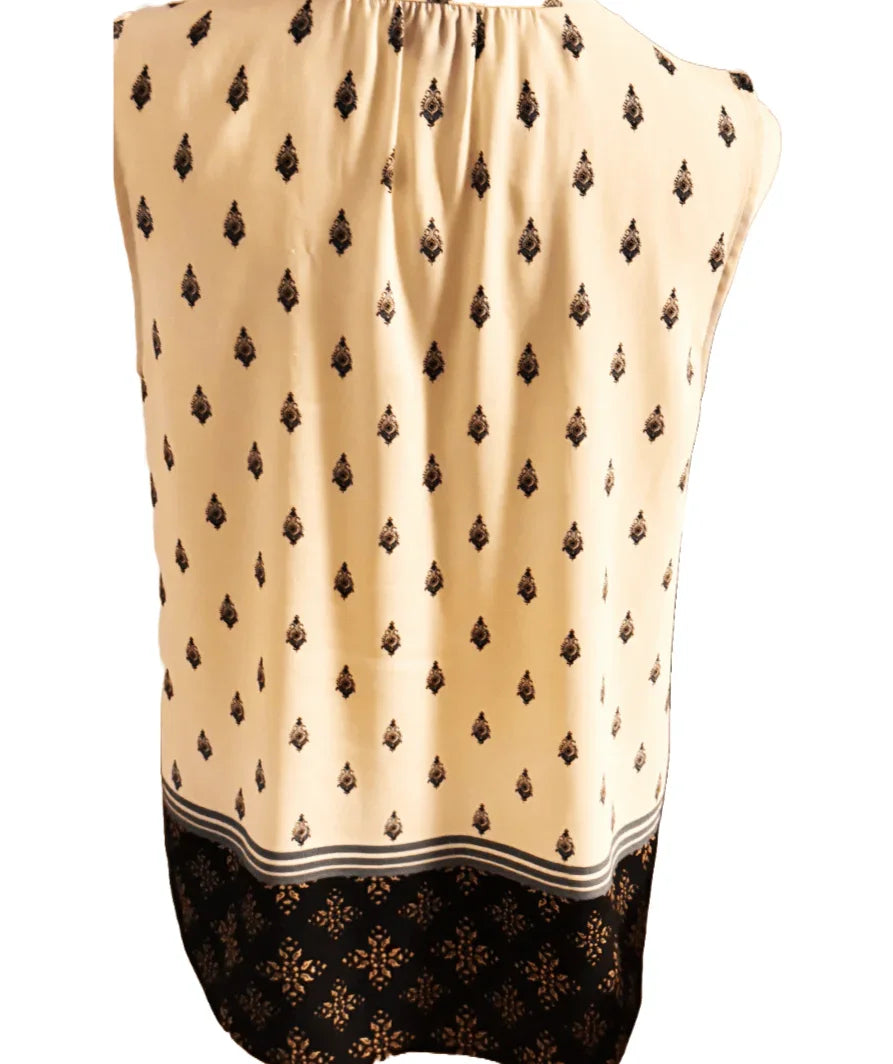 Ann Taylor Sleeveless Blouse (size medium petite) - The Petite Closet