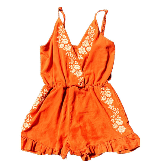 Unbranded Silk Romper (size 2) - The Petite Closet