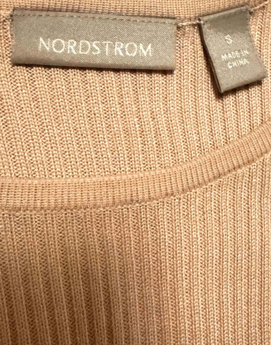 Nordstrom Sleeveless Fitted Light Pink Sweater (size small petite)