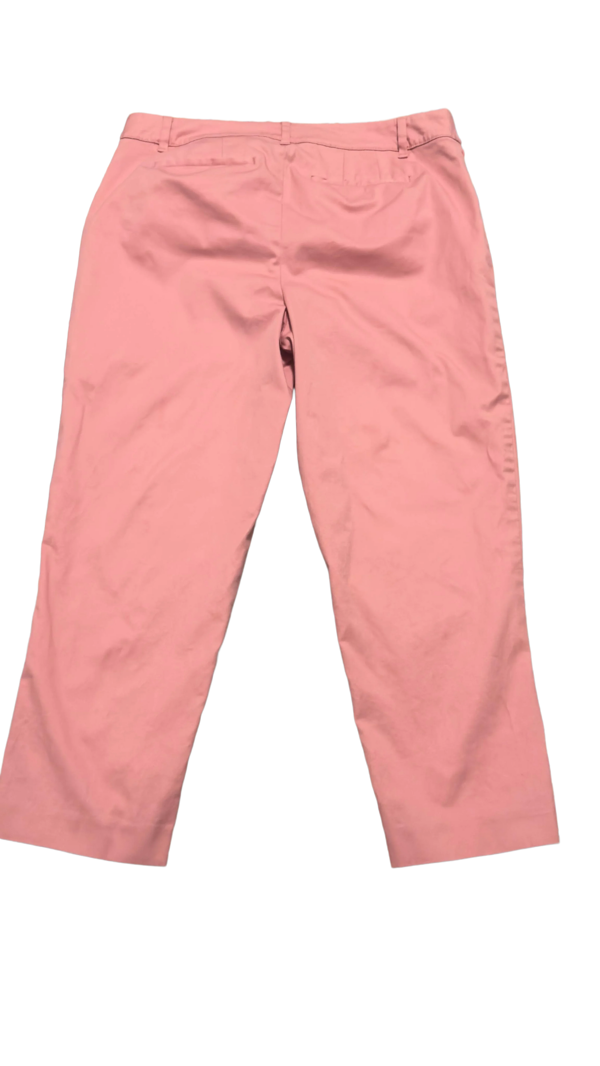 Talbot's Women's Pink Cropped Chino size medium petite