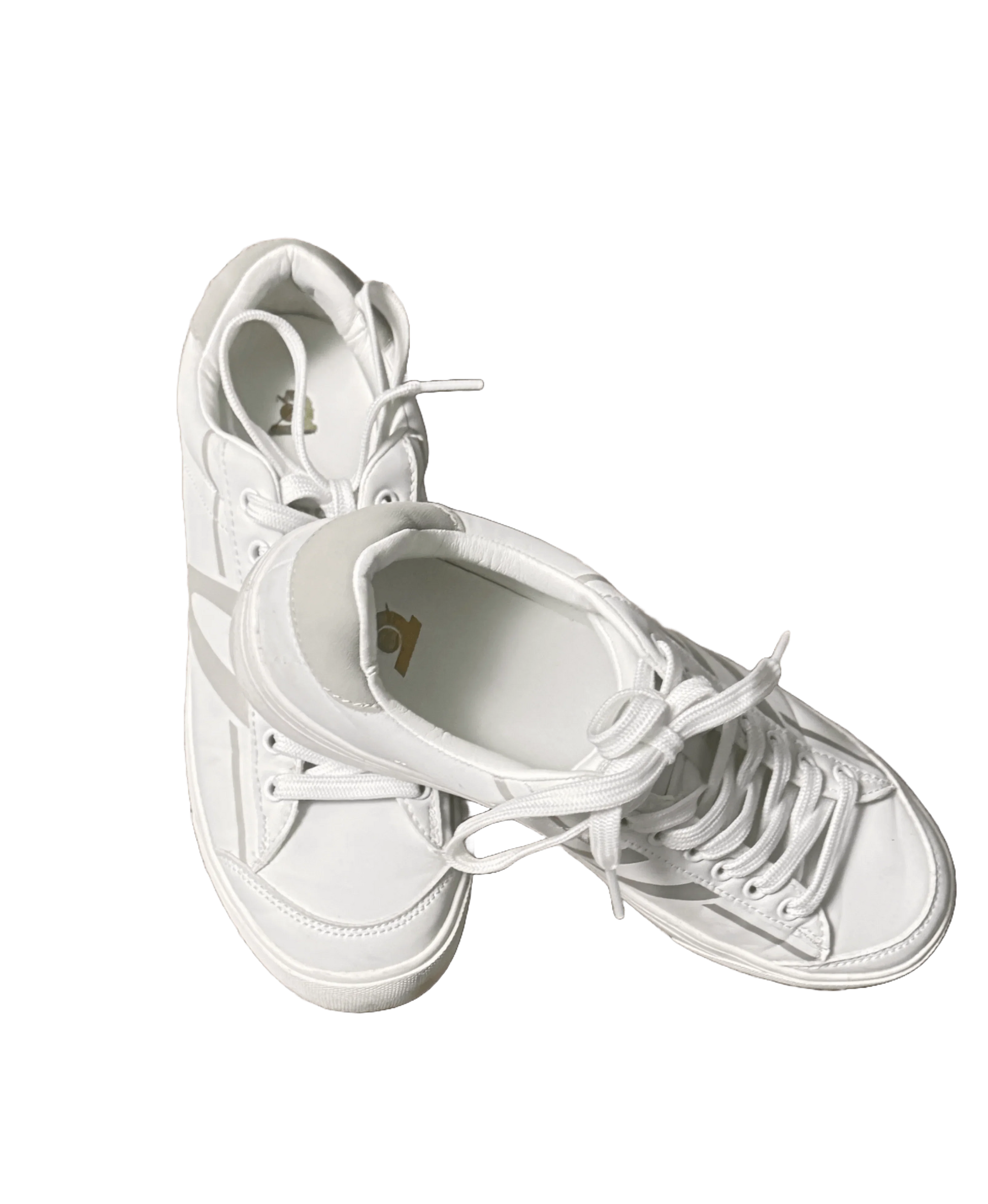 Tretorn White and Beige Sneaker (size 7 shoe) - The Petite Closet